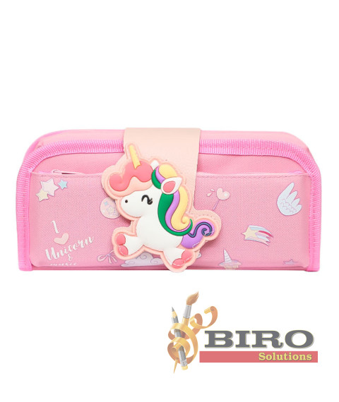 Penar școlar roz Unicorn